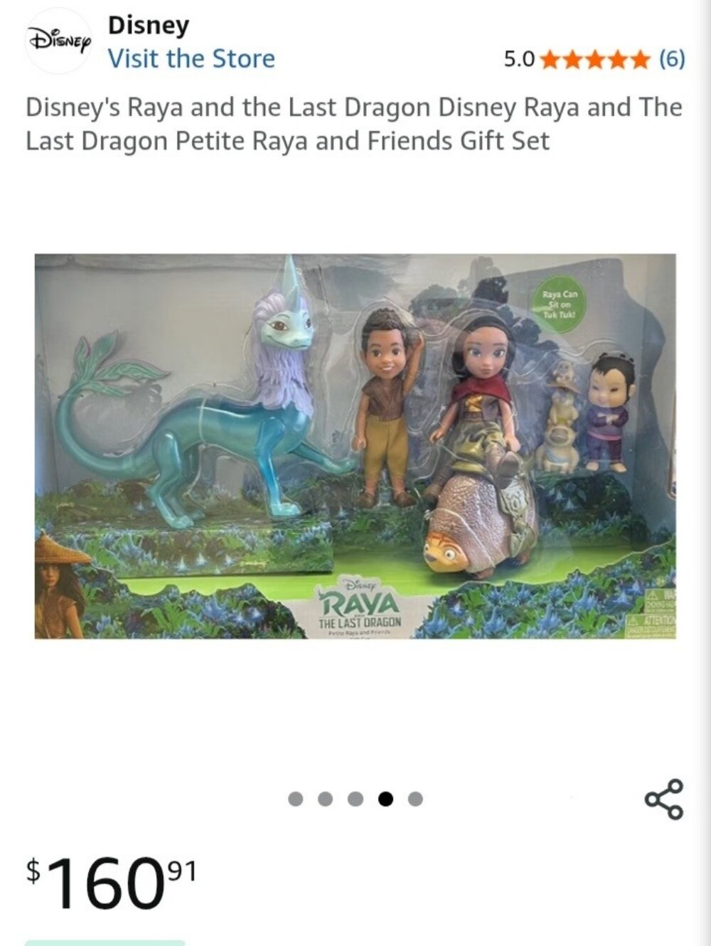 NIB Disney Raya Posable Action Figure Large Gift Box Set - Picture 8 of 17
